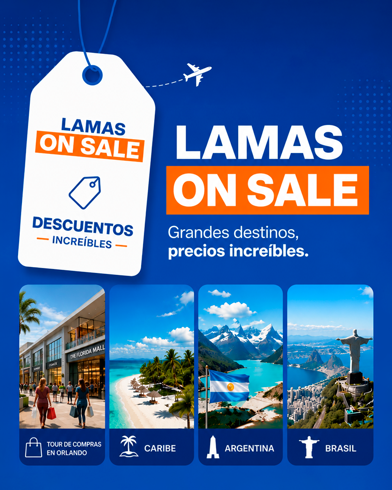 LAMAS ON SALE DESCUENTOS