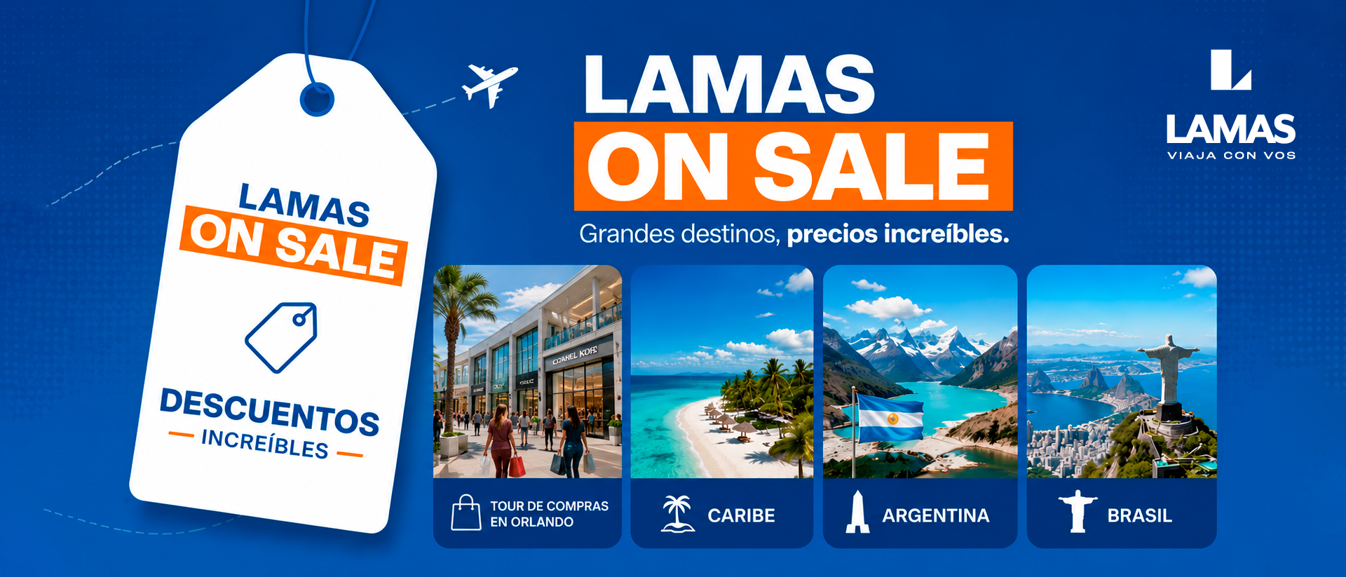 LAMAS ON SALE DESCUENTOS