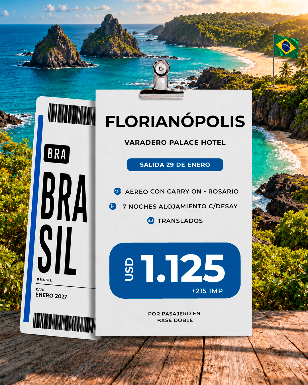 ENERO | Florianopolis desde Rosario