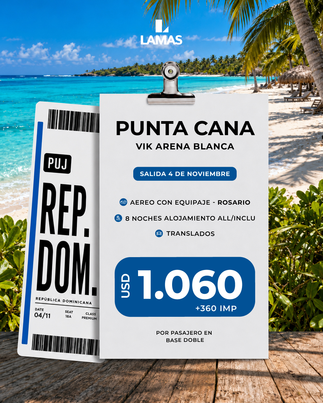 NOVIEMBRE | Punta Cana desde Rosario
